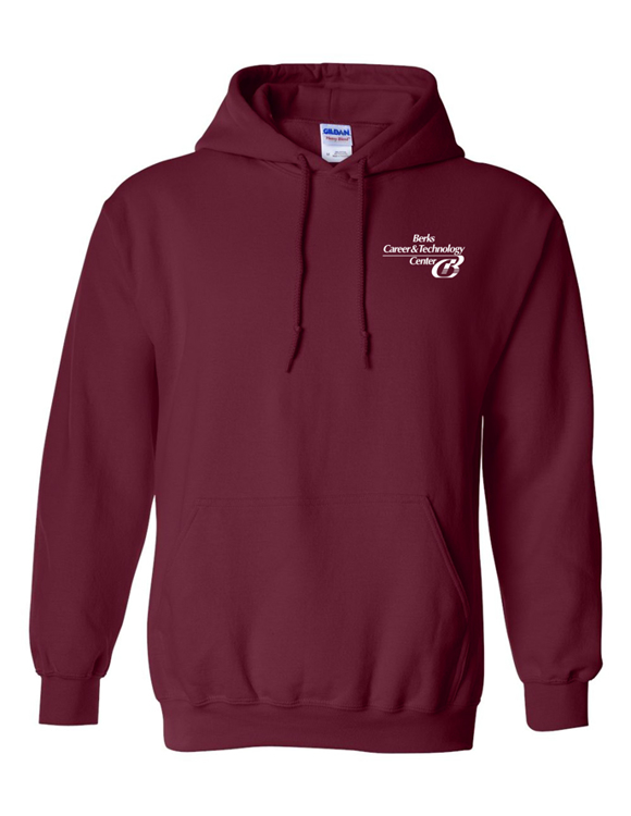 Picture of Maroon Hooded Sweatshirt