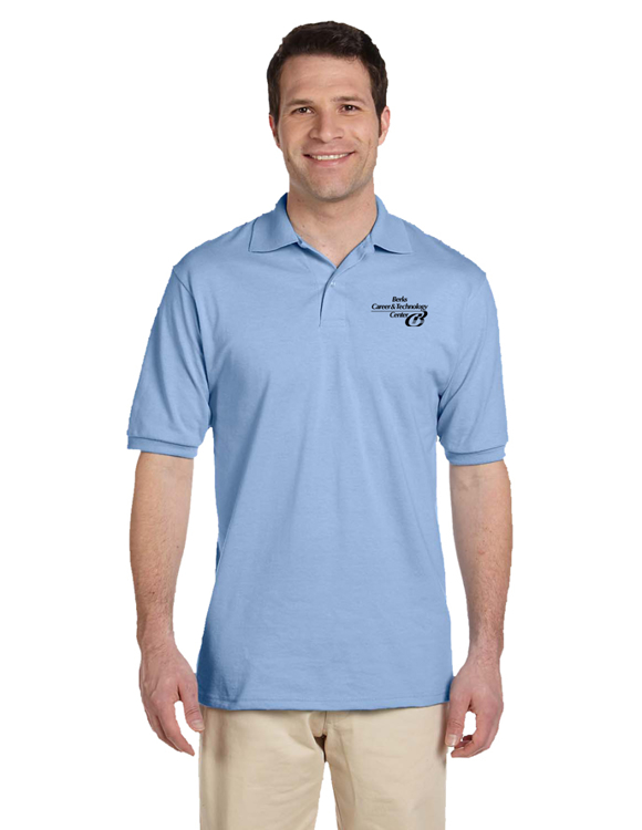 Picture of Men's Light Blue SS Polo