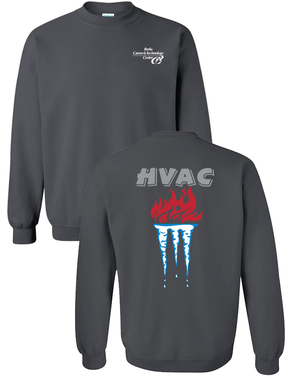 Picture of Charcoal HVAC Crewneck Sweatshirt