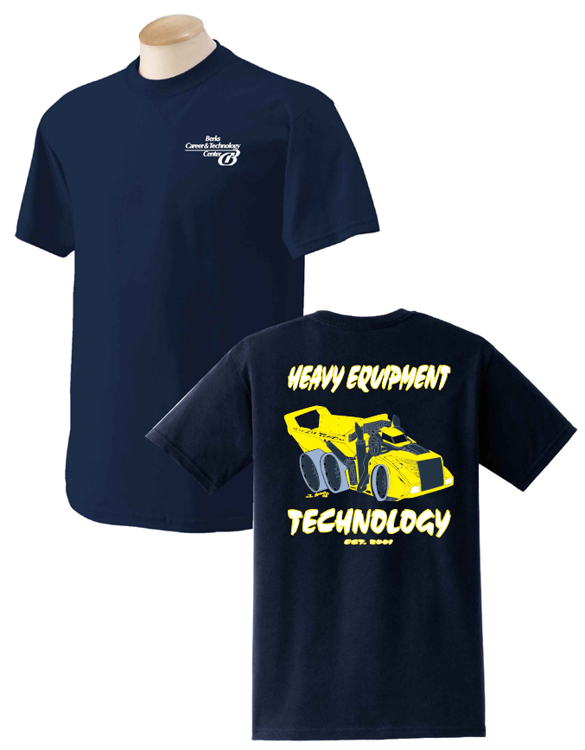 Picture of Navy Heavy Equip Technology Tee